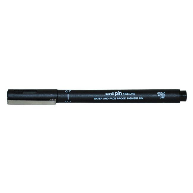 Uniball Flomaster, 0.7mm, Crni