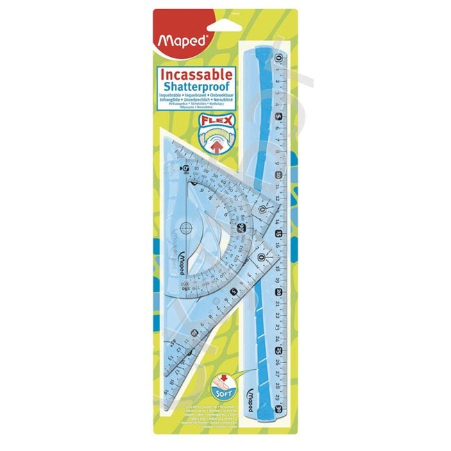 Maped Set lenjira Flex, 1/4, Svetloplavi