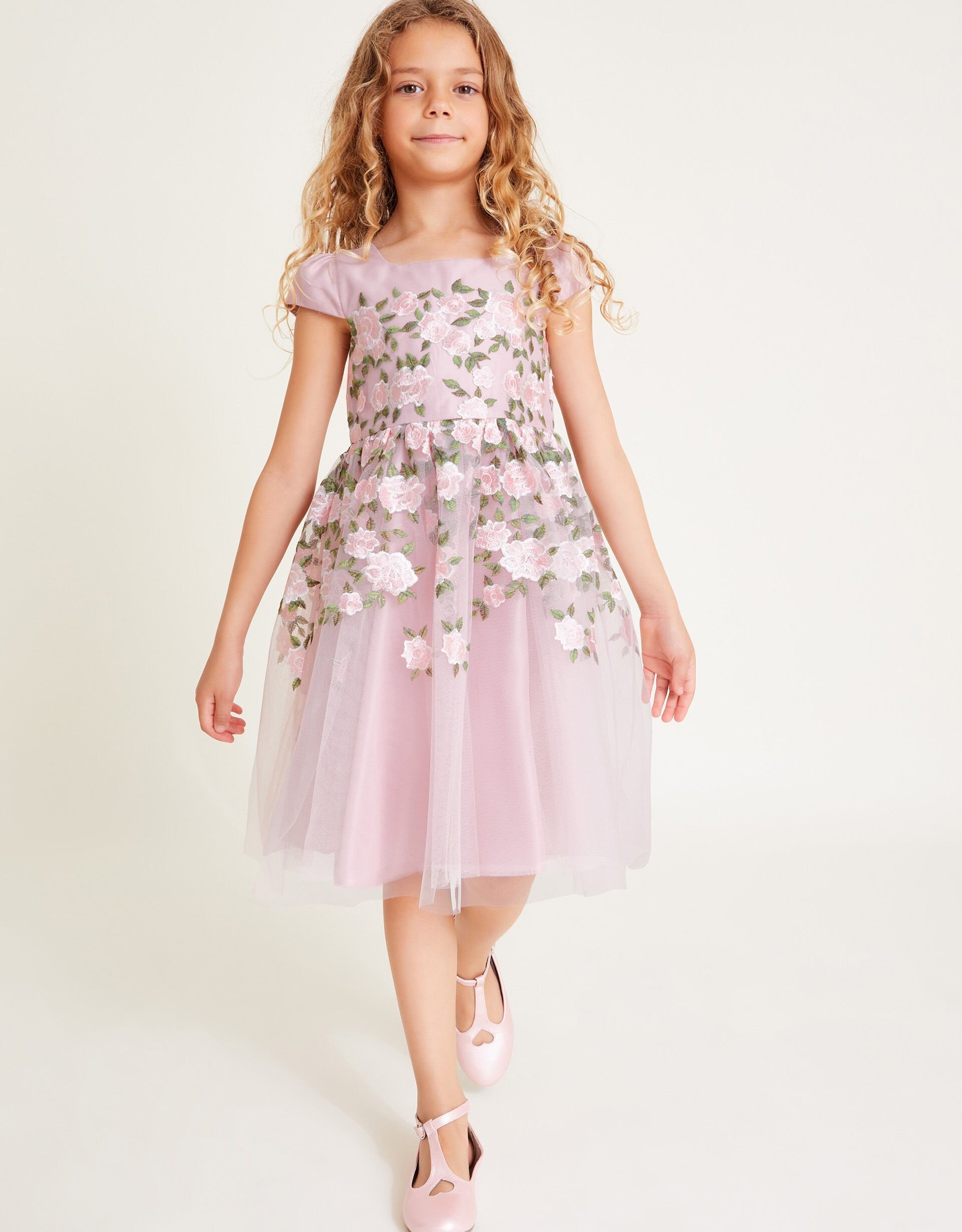 Monsoon Haljina za devojčice Cassie, Roze