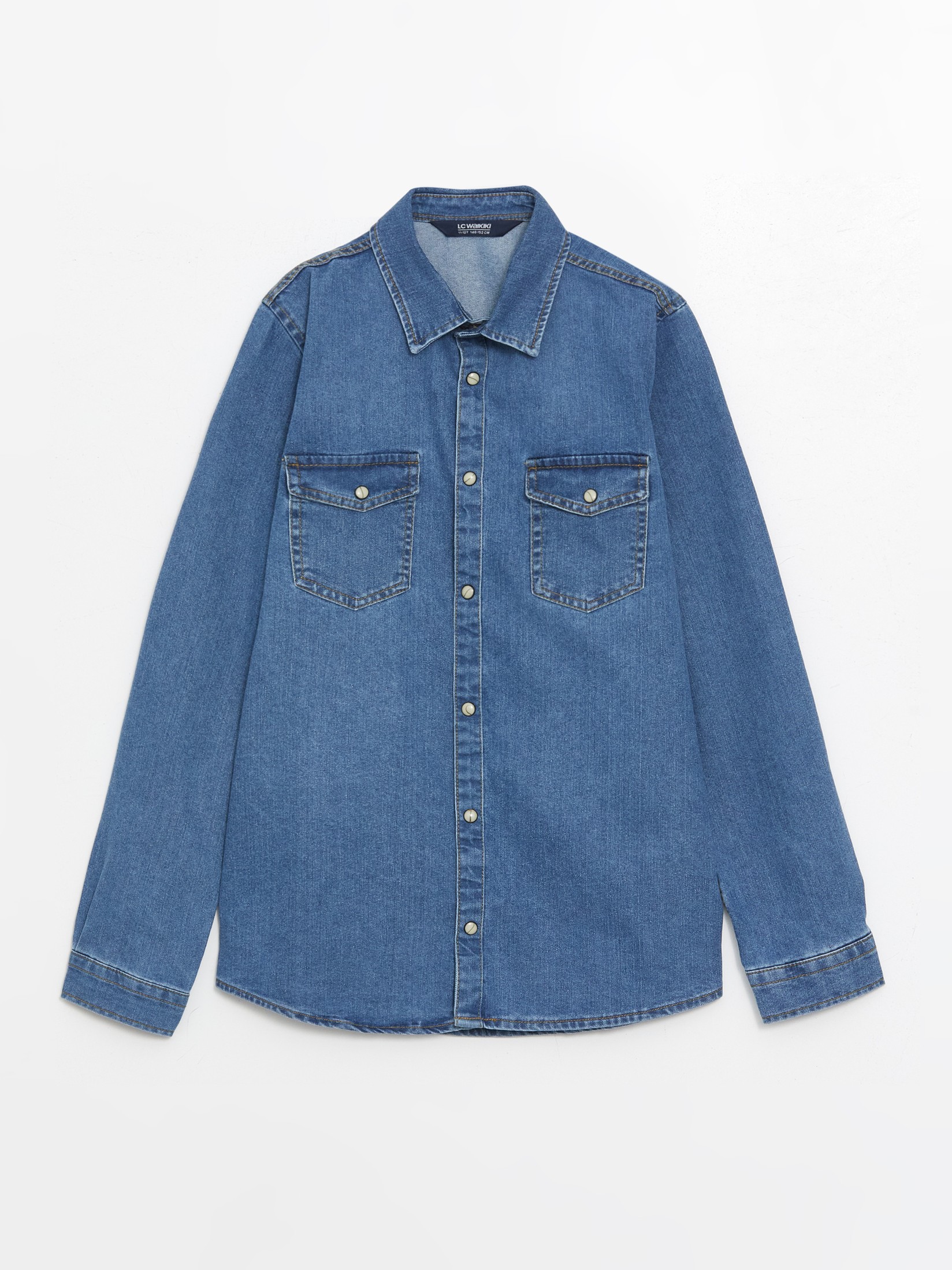 LC Waikiki Teksas košulja za dečake S44398Z4-507, Plava