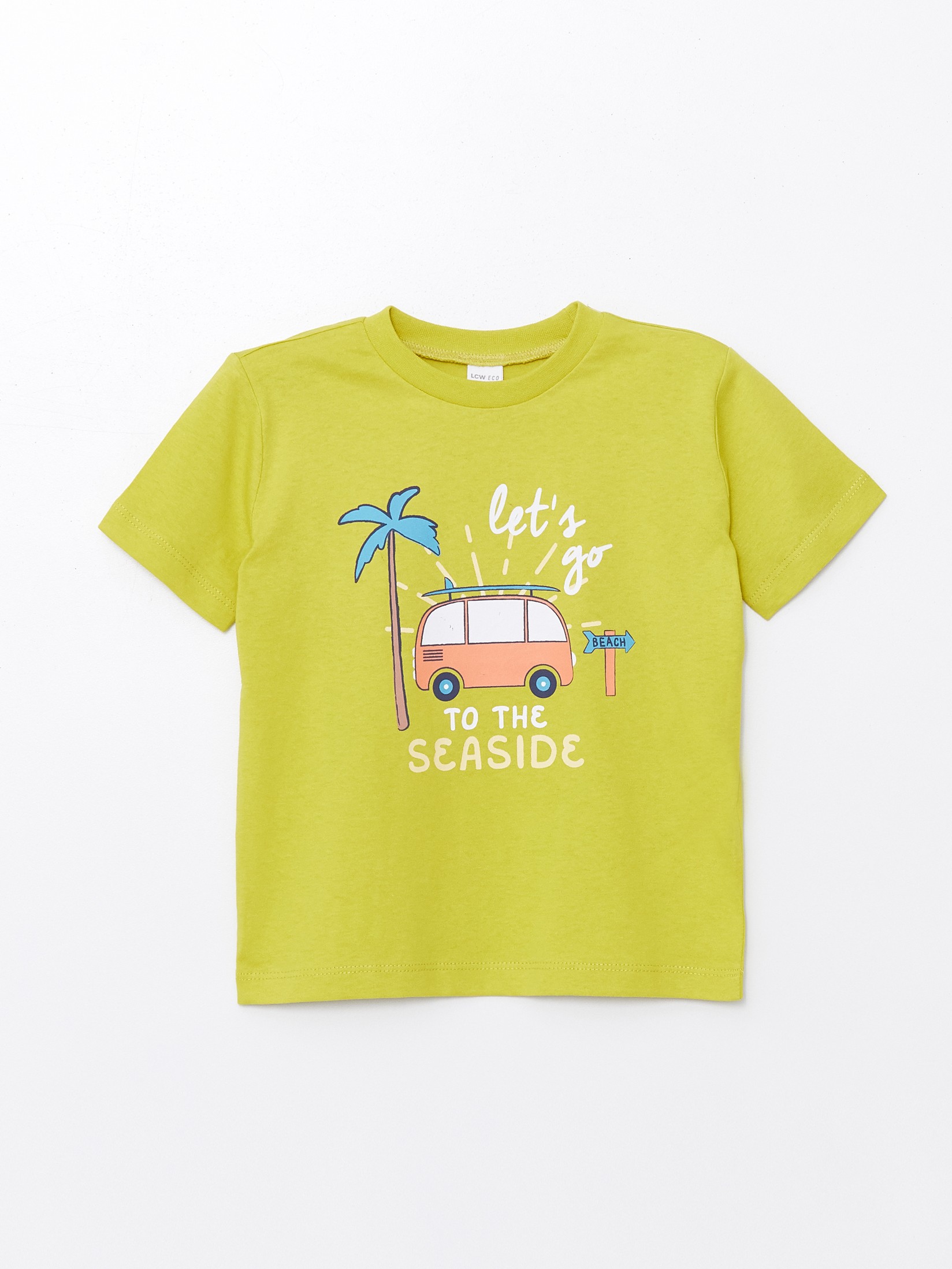 LC Waikiki Majica za dečake S4KE45Z1-FJT, Svetlozelena