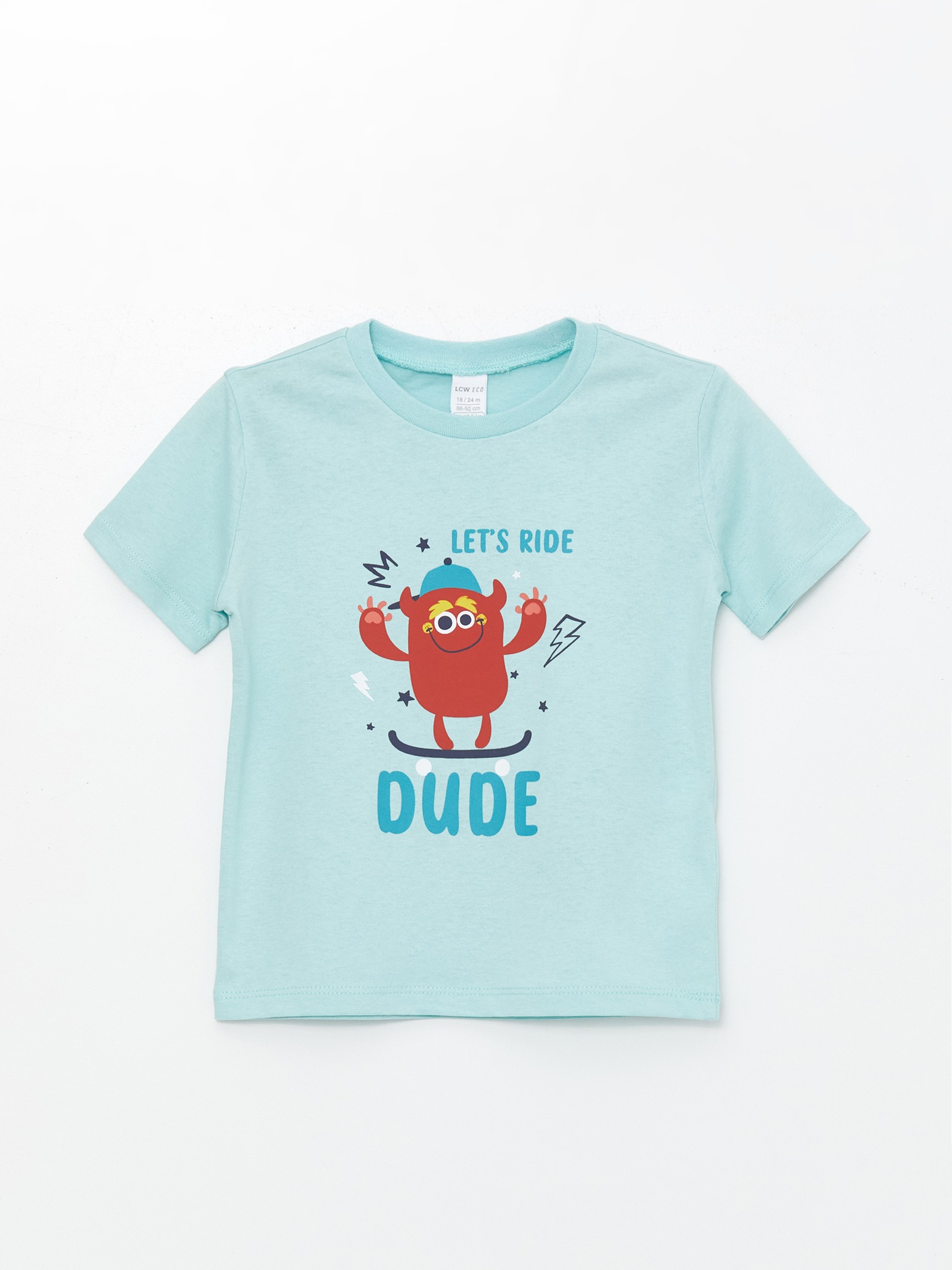 LC Waikiki Majica za dečake S4KE41Z1-FUZ, Svetloplava