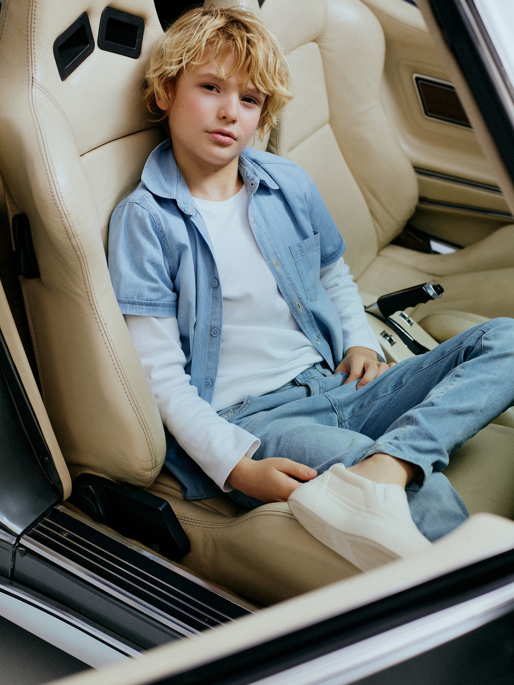 LC Waikiki Farmerke za dečake S44392Z4-311, Svetloplave