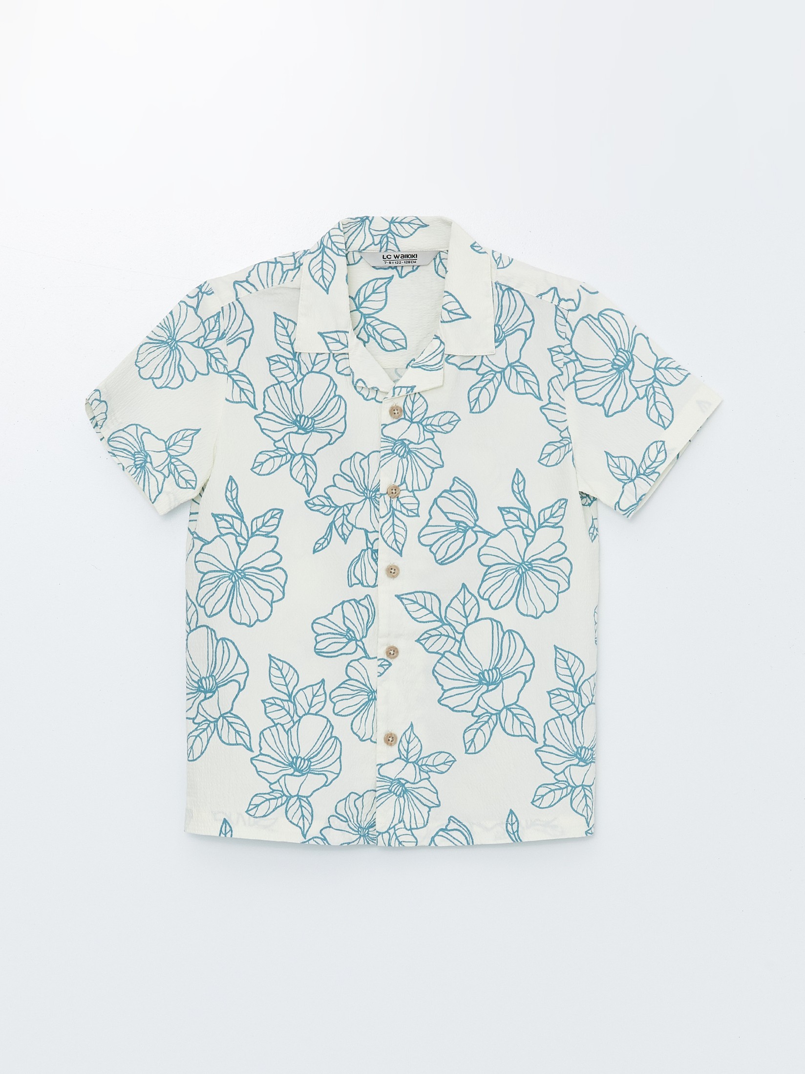 LC Waikiki Košulja za dečake S4DA44Z4-R9J, Belo-Plava