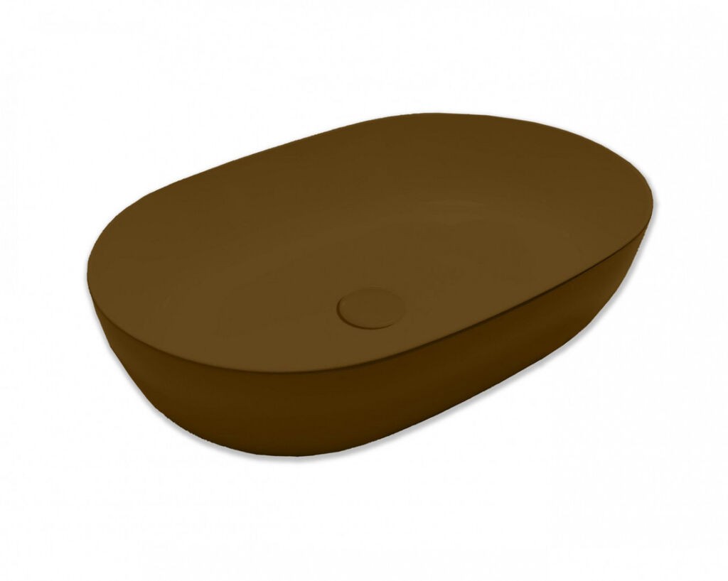 Hatria Nadgradni lavabo Happyhour 12:00, 57x38 cm, Braon