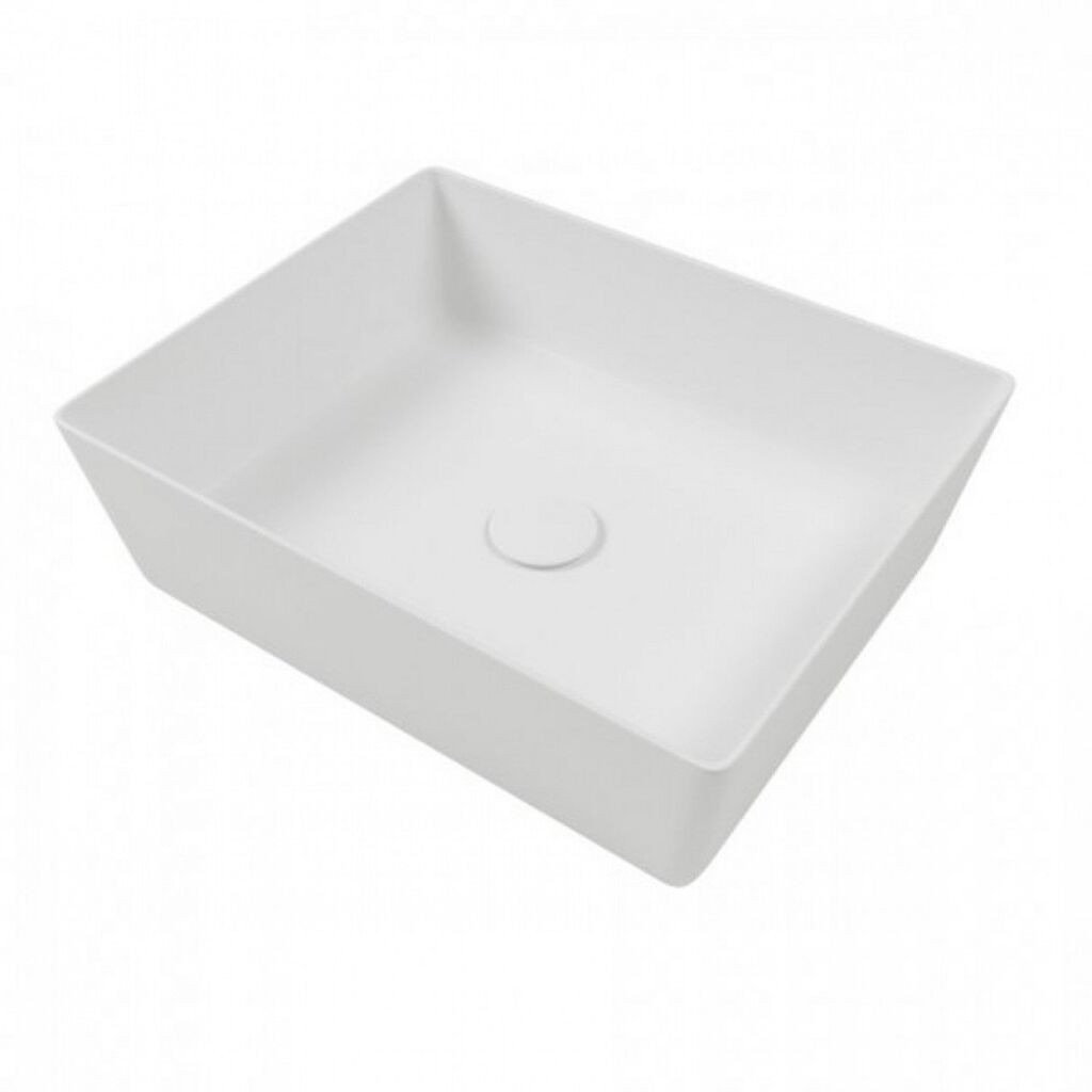 Hatria Nadgradni lavabo HappyHour Slim 11:00, 50x38x15.5cm, Mat, Beli