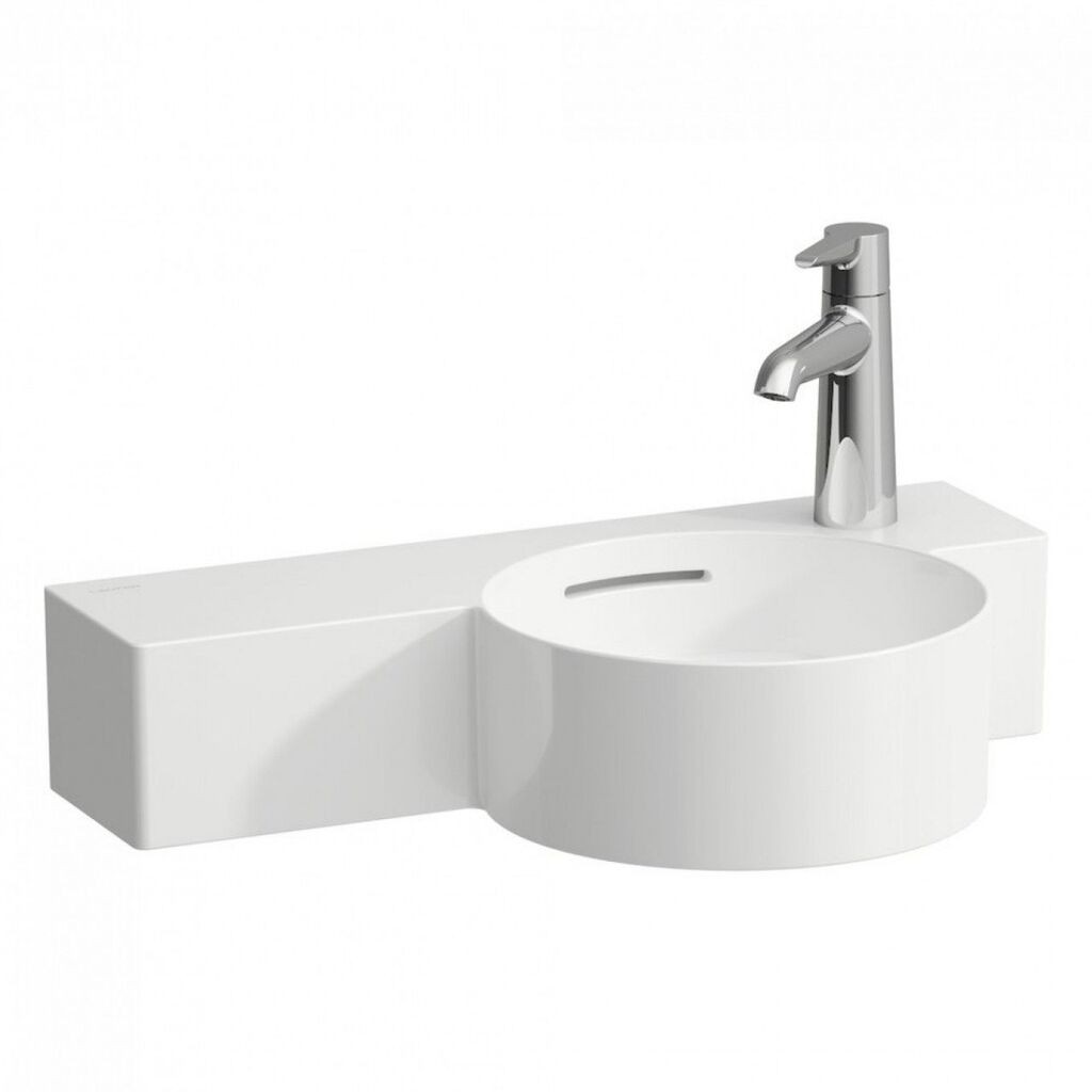 Laufen Lavabo VAL, Asimetričan, 55x31cm, Bela