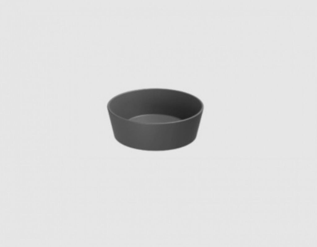 Azzurra Nadgradni lavabo Forma, 43x43x14 cm, Crni