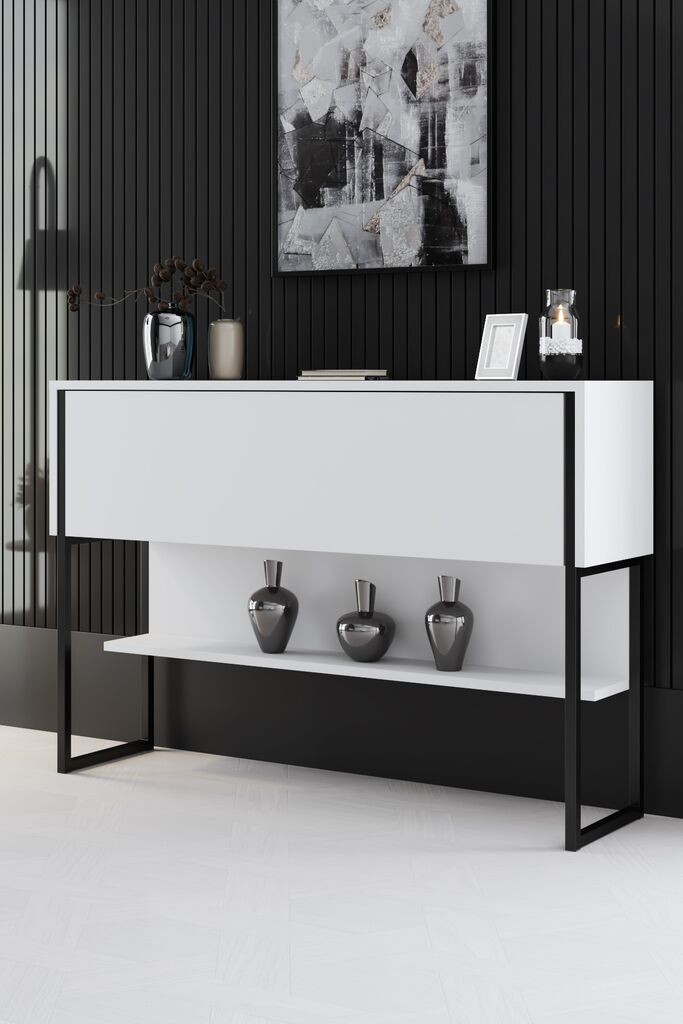 Hanah Home Komoda Luxe, 120x80x30 cm, Bela