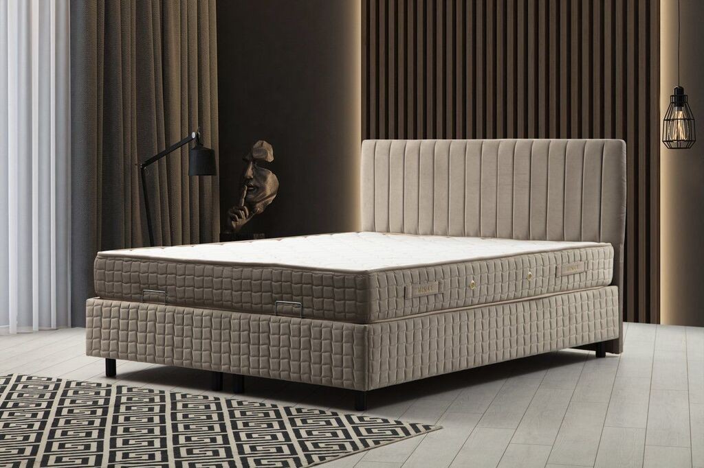 Hanah Home Francuski ležaj Safir, 140x114x200 cm, Braon