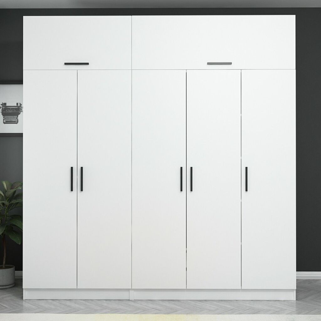 Hanah Home Garderober Kale-3930, 225x255x52 cm, Beli