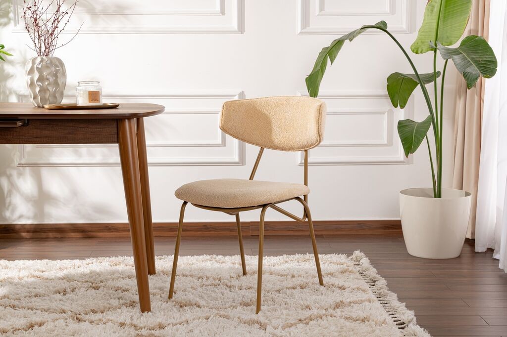 Hanah Home Set trpezarijskih stolica Nancy , 2 komada,  Krem