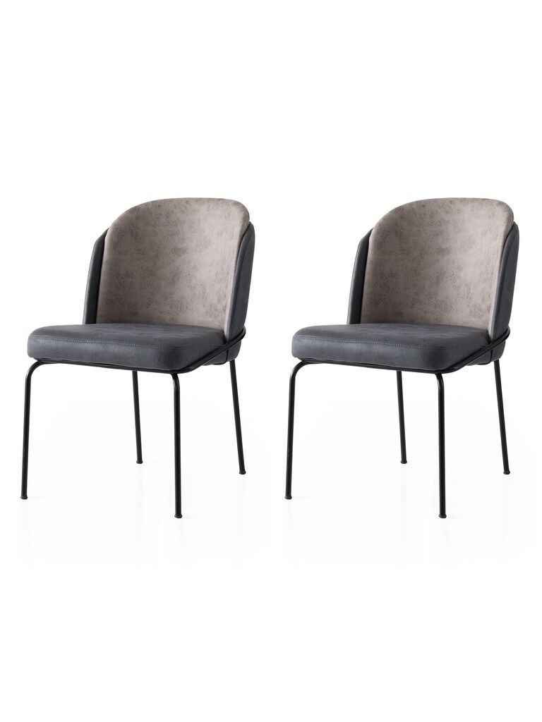 Hanah Home Set trpezarijskih stolica  Dore 168 V2, 2 komada,  Antracit