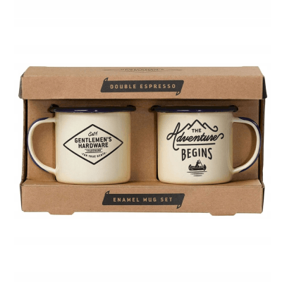 Gentlemen's Hardware Set šolja za espresso, 2 komada, Krem