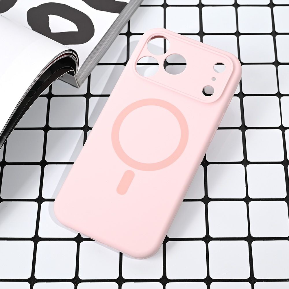 Maska za iPhone 17 Pro Max 6.9 Magsafe Pure color, Roze