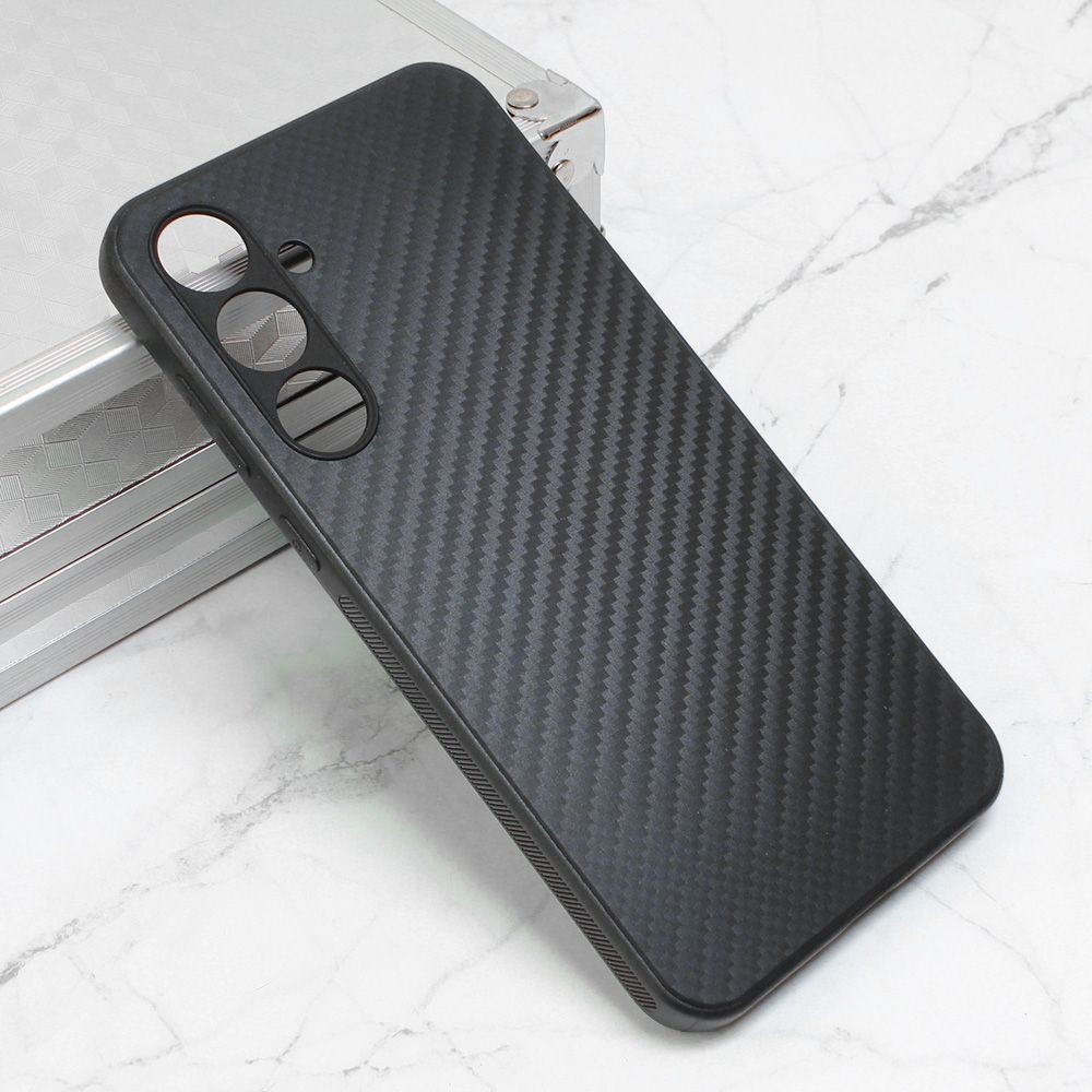 Carbon Fiber Maska za Samsung S731B Galaxy S25 FE, Crna