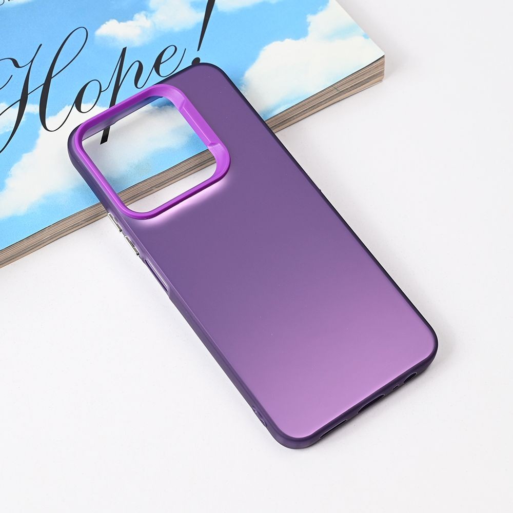 Maska za Honor X6c Clear, Ljubičasta