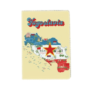 Print4Party Futrola za pasoš - Yugo 5, Šarena