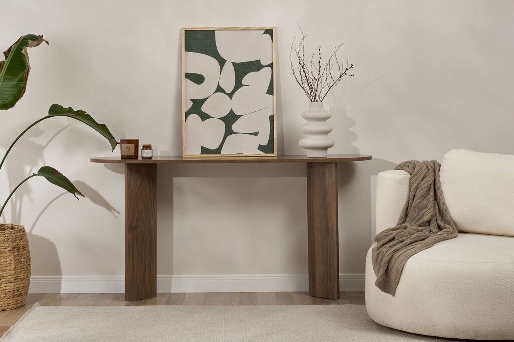 Hanah Home Konzola Sira, 75x35x150 cm, Braon