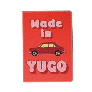 Print4Party Futrola za pasoš - Yugo 8, Crvena