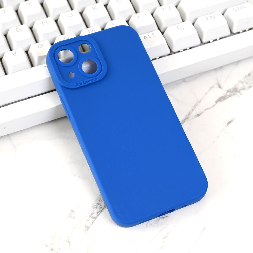 Maska za iPhone 13 Mini 5.4 Silikonska, Pro Camera, Plava