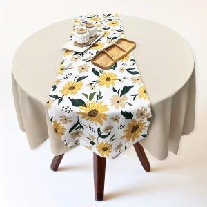 Viktorija Set stolnjaka sa ranerom, Krem