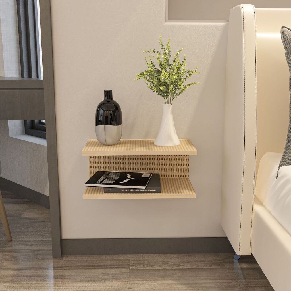 Hanah Home Noćni stočić Ramira, 45x19.6x23.8 cm, Krem