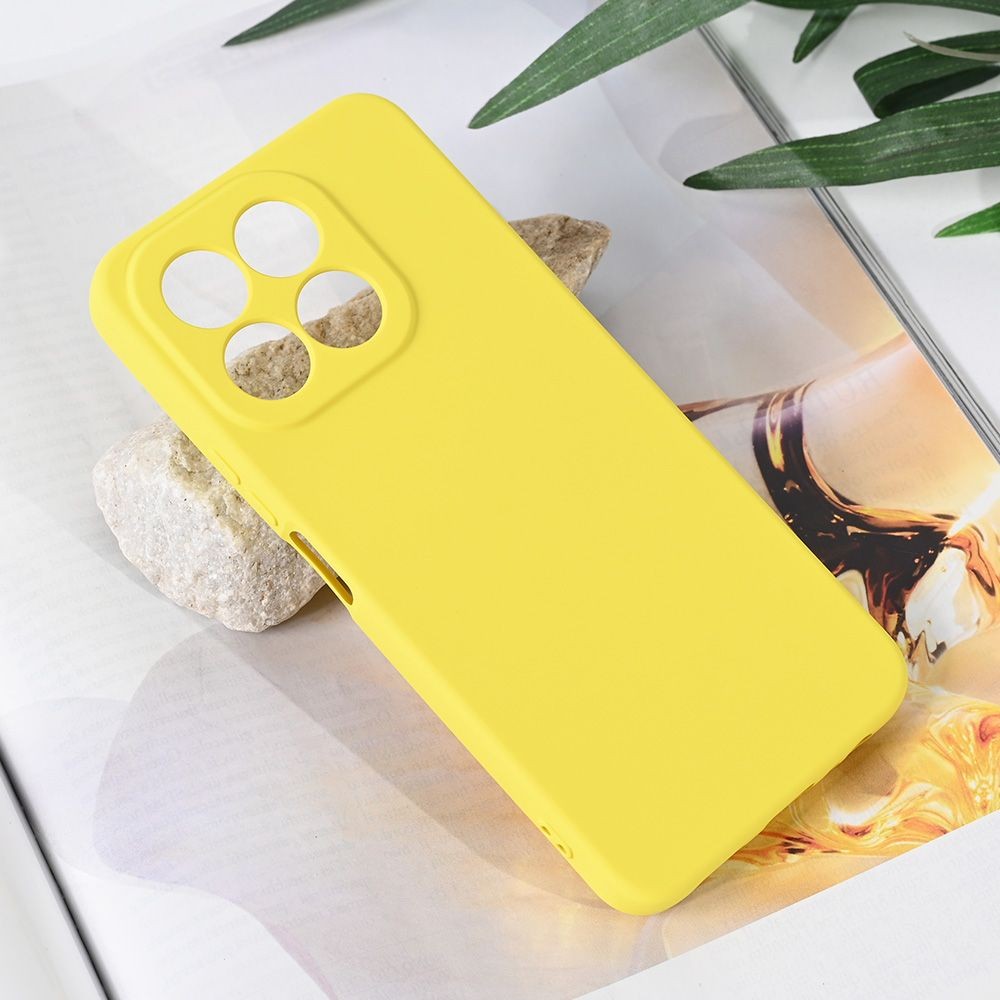 Teracell Maska za Honor X6c Soft Velvet, Žuta