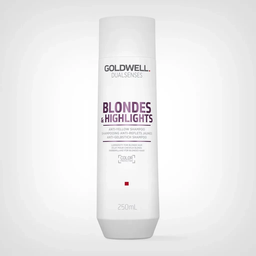 Goldwell Šampon za farbanu i blajhanu kosu Dualsenses Blondes & Highlights Anti-Yellow, 250 ml