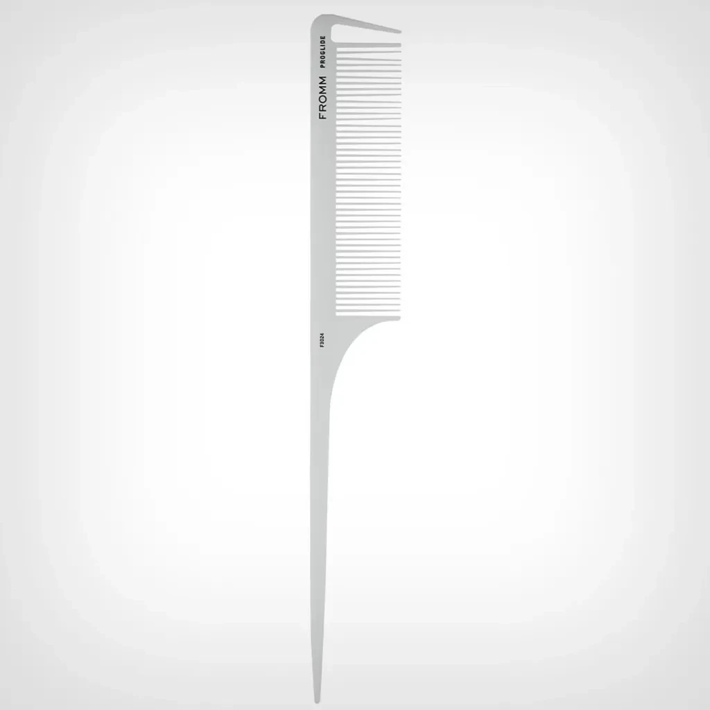 Fromm Češalj za kosu Proglide Rat Tail 9.25, Beli