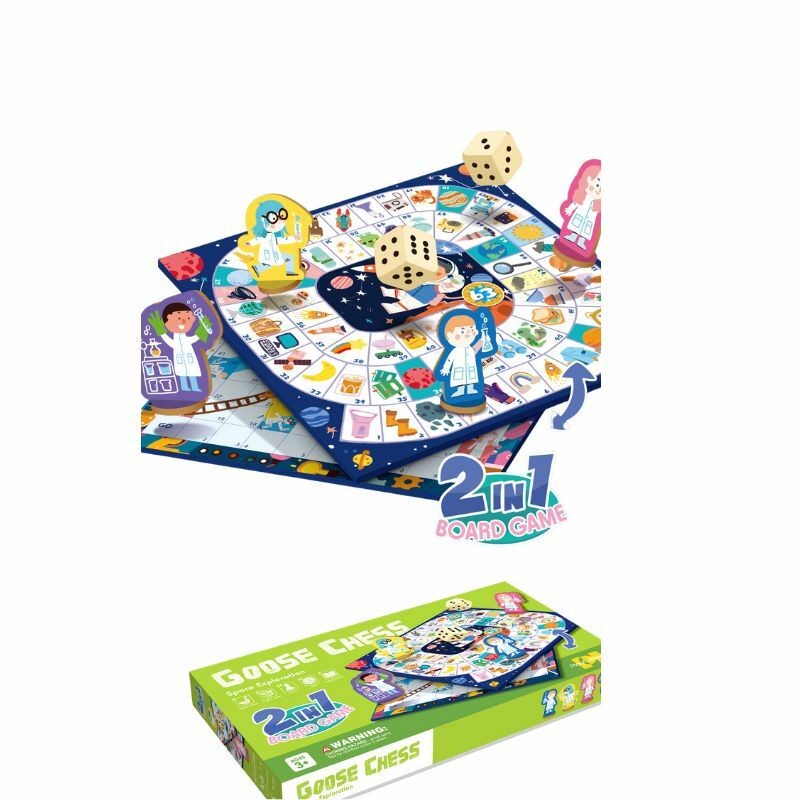 Društvena igra Goose / Chess Labaratory 88906, 2u1