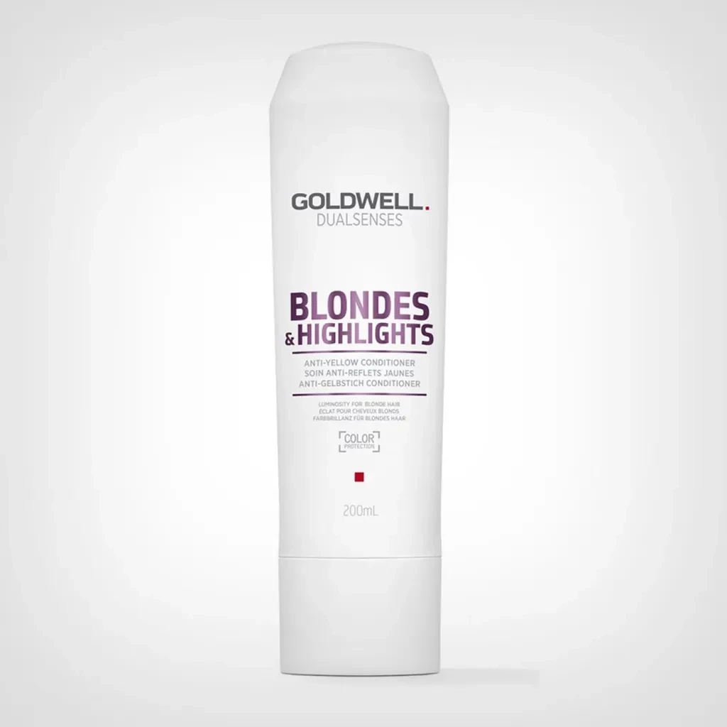Goldwell Balzam za farbanu i blajhanu kosu Dualsenses Blondes & Highlights Anti-Yellow, 200 ml