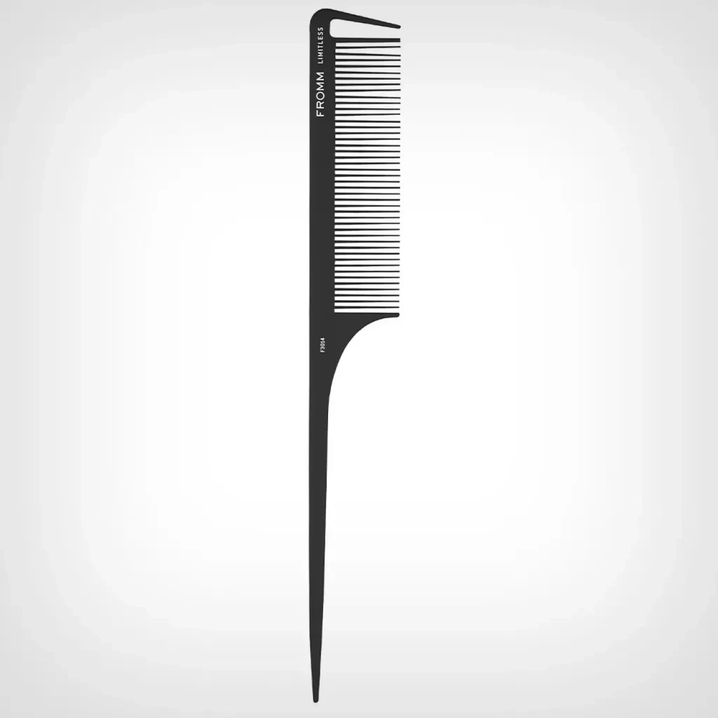 Fromm Češalj za kosu Limitless Rat Tail 9.25, Crni