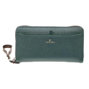 Verde Ženski novčanik 0235, Sa futrolom za vizit karte, 19.5 x 3.5 x 10.5 cm, Zeleni