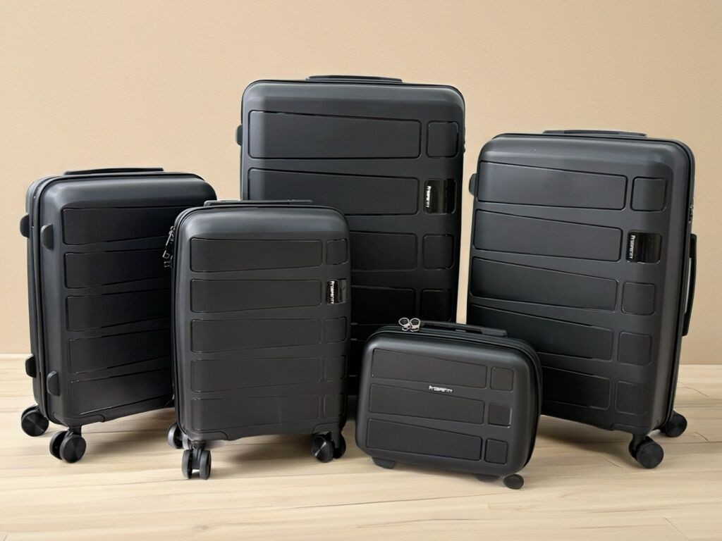 Bolzz Set kofera World, 5 komada, Crni