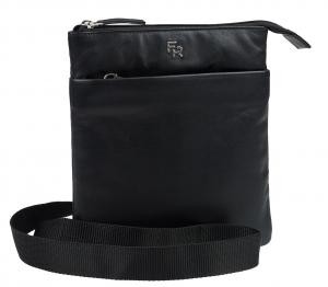 HJP Muška torbica Fillipo Rossi, Kožna, 21 x 22 x 1.5 cm, Crna