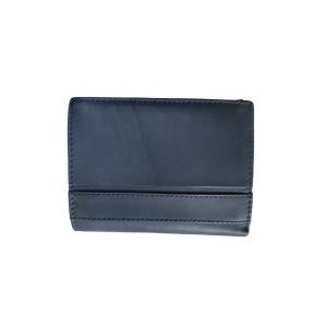 HJP Muški kožni novčanik 80485, RFID zaštita, 9.5 x 12.3 x 2.5 cm, Uzdužna bordura, Uspravni, Plavi