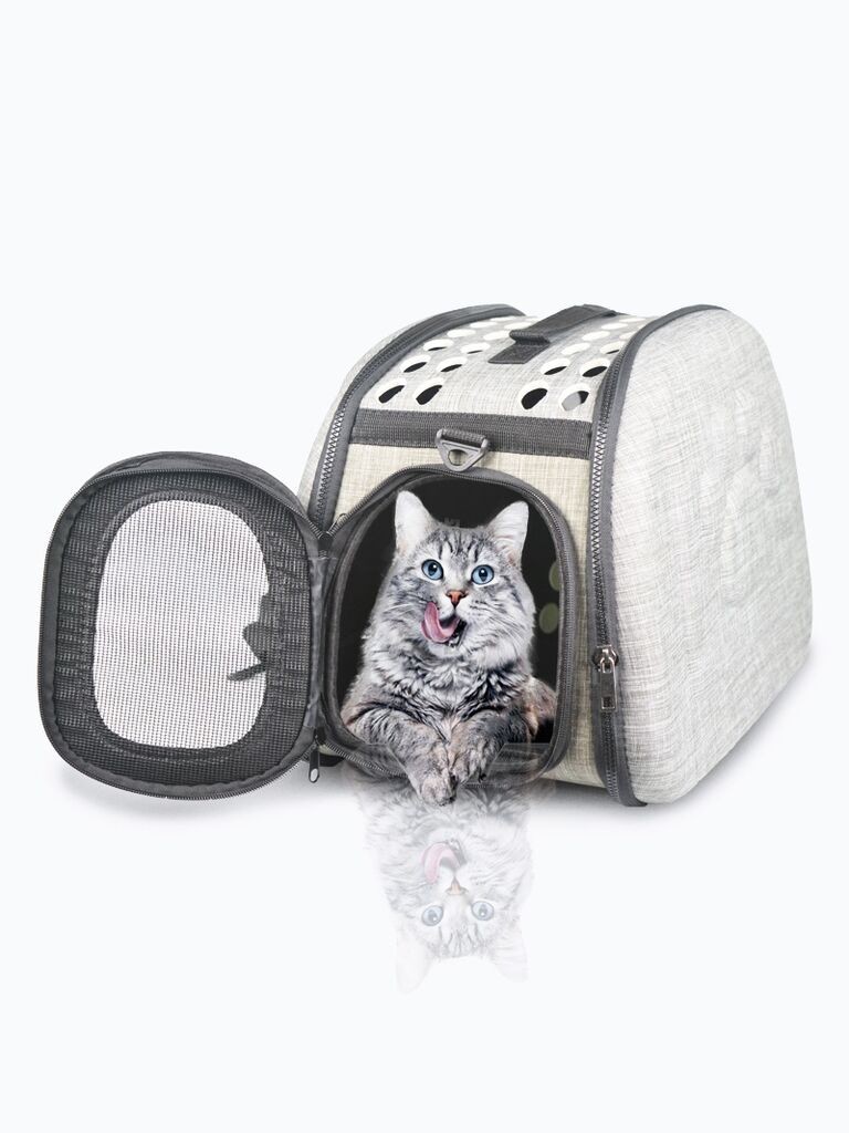 Bolzz Transportna torba za ljubimce Lux, Tamnosiva