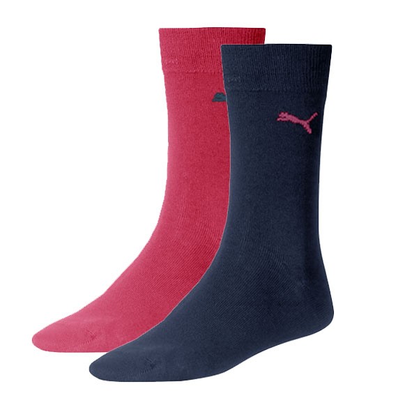 PUMA Muške čarape set Classic socks, 2 komada, Teget-crveni