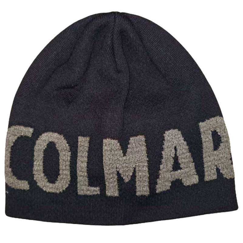 COLMAR Kapa 3D Effect Jacquard Maxi Logo Beanie Fleece Lining1Xd Turner, Tamnosiva