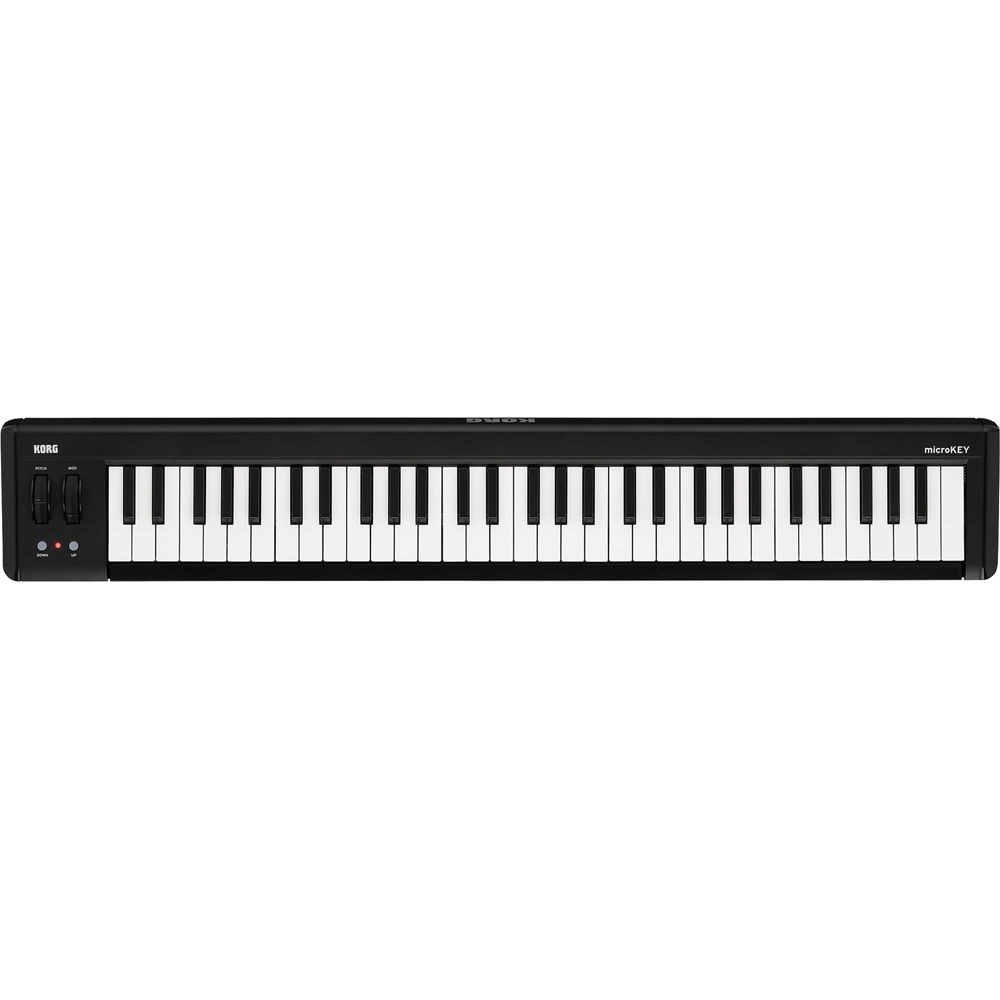 KORG Kontroler Midi microKEY2-61, 85x13.9x5.4cm, Crni