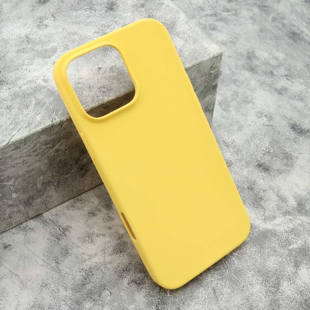 Maska za mobilni telefon GENTLE COLOR za iPhone 16 Pro Max, Žuta