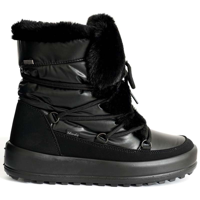 SKANDIA Ženske čizme Baltico castoro, Crne