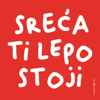 Aca Top Cat Nalepnica Sreća, Crvena