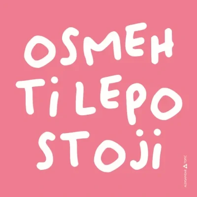 Aca Top Cat Nalepnica Osmeh, Svetloroze