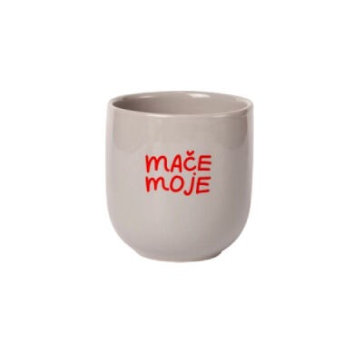 Pure Market Šolja Mače moje, 250 ml, Svetlosiva