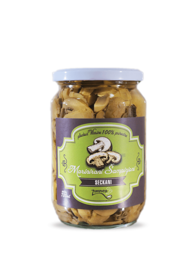 Plodovi Vlasine Marinirani Šampinjoni seckani, 720g