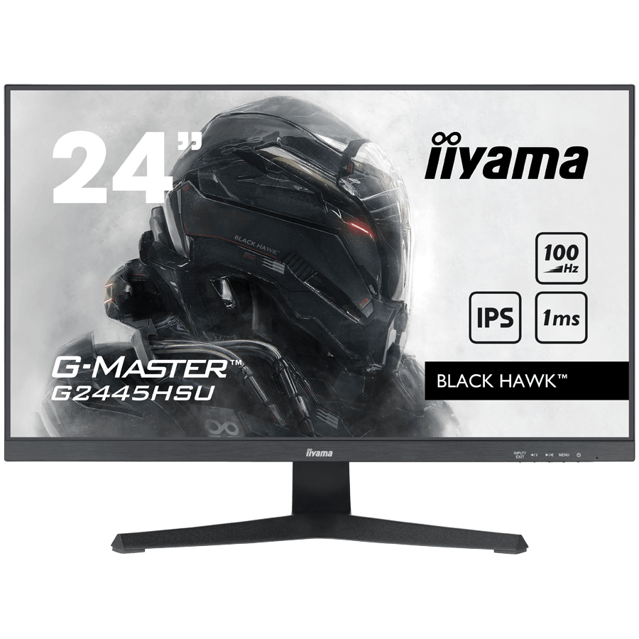 IIYAMA gaming monitor G2445HSU-B2, 24", 1920 x 1080 (Full HD), IPS, 100 Hz, HDMI, DP