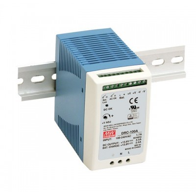 MEANWELL Napajanje za sigurnosne sisteme DRC-100B, 100W
