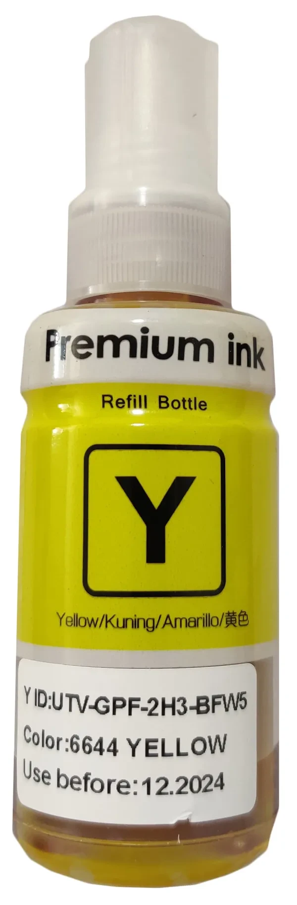 SINOCOPY Dopunsko mastilo za Epson EPIJY6644SC štampač INKJET T6644, Žuta boja, 70 ml